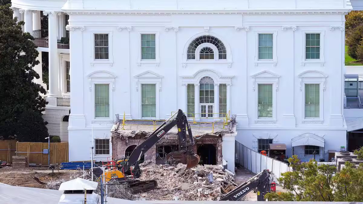 Trump's 'big, beautiful ballroom' faces first legal challenge as preservation group calls construction 'illegal' – Firstpost
