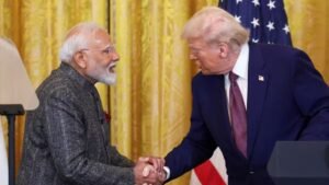 Read more about the article Trump calls PM Modi ‘a great friend’ but says he is ‘not happy’ over steep tariffs on India – Firstpost