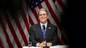 Read more about the article Bessent rejects Europe’s threat to sell US treasury bonds over Trump’s Greenland push – Firstpost