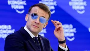 Read more about the article ‘What the hell happened?’ Trump takes swipe at Macron’s sunglasses in Davos speech – Firstpost