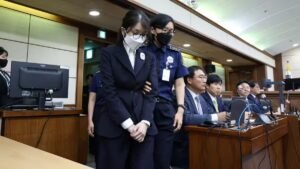 Read more about the article Ex-first lady Kim, Yoon’s wife, sentenced to 20 months in jail for corruption – Firstpost