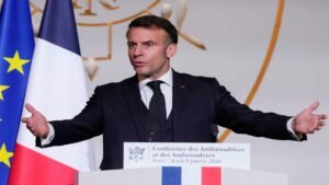 Read more about the article Macron warns US is ‘turning away’ from allies, calls for stronger global governance – Firstpost