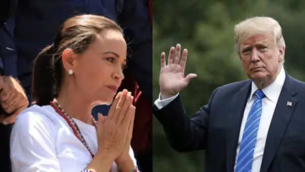 Trump says he will meet Machado next week and would accept Nobel Peace Prize she wants to share with him – Firstpost