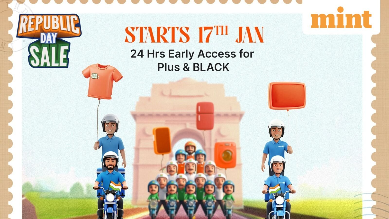 Flipkart Republic day sale will begin from 17 January