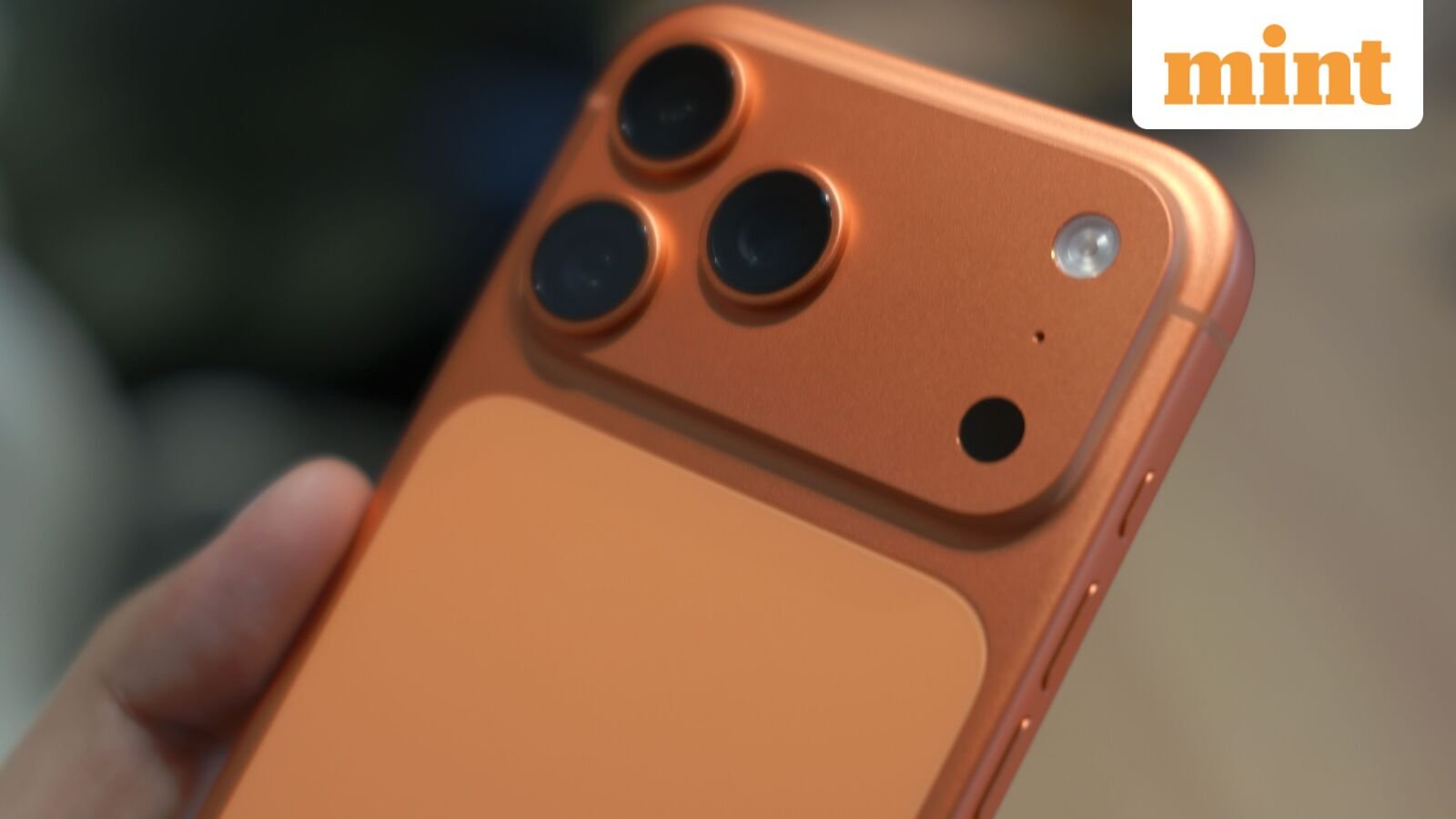 iPhone 17 Pro Max comes with a 48MP triple Fusion camera setup.
