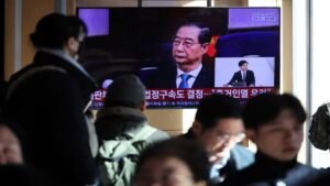 Read more about the article South Korea court sentences ex-PM Han to 23 years in jail in Yoon’s martial law case – Firstpost