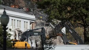 Read more about the article Demolishing East Wing for new ballroom more cost-effective than renovation, says White House – Firstpost