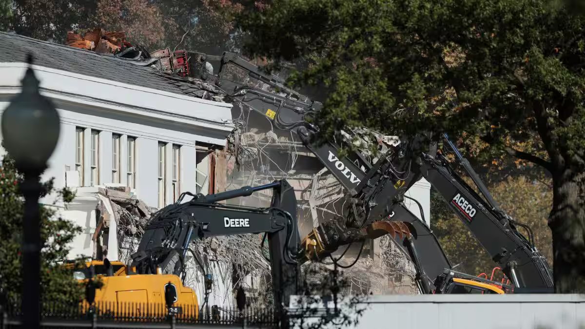 Demolishing East Wing for new ballroom more cost-effective than renovation, says White House – Firstpost