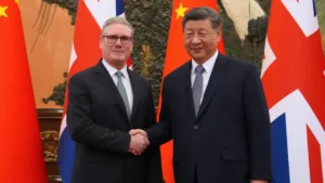 Read more about the article Starmer meets Xi, calls Beijing ‘vital player’ on global scale as UK and China reset ties – Firstpost