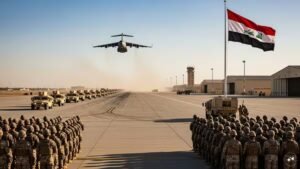 Read more about the article Iraqi army takes full control of air base after US withdrawal, says defence ministry – Firstpost