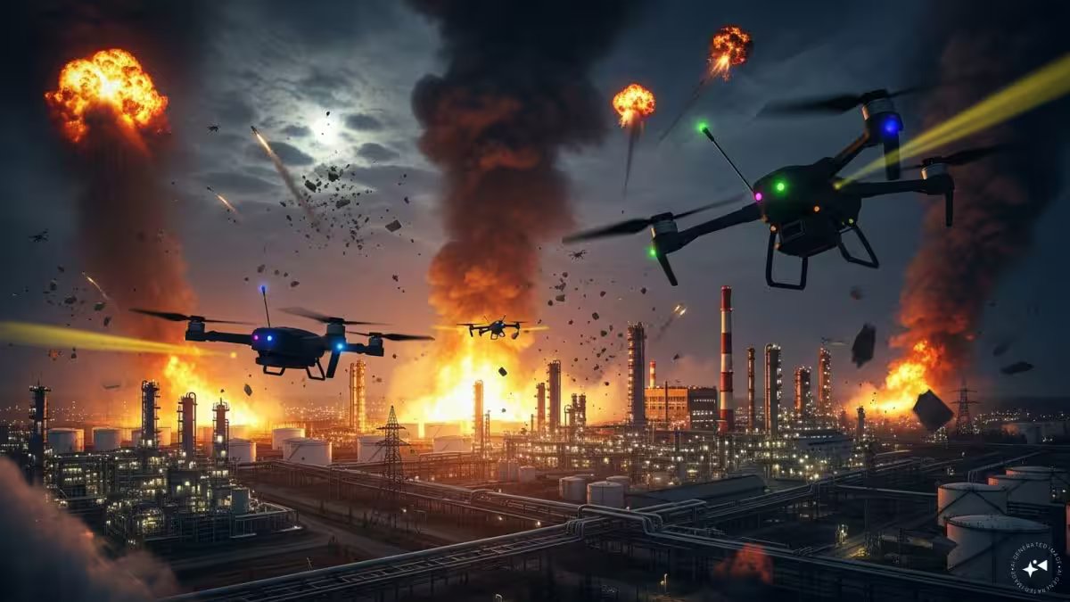 Ukraine launches drone strikes on energy facilities across Russia’s Krasnodar, Tatarstan and Kaluga regions – Firstpost