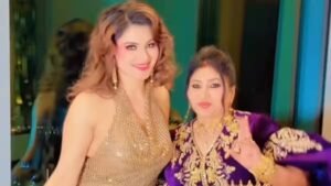 Read more about the article Urvashi Rautela celebrates her mother’s birthday at world’s tallest hostel, shares glimpse of her 24-carot gold crown cake- Watch – Firstpost