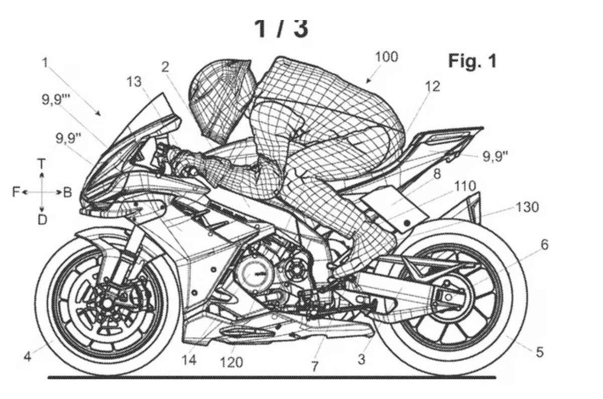 Read more about the article Aprilia patents fixed rear wing for road bikes – Introduction
