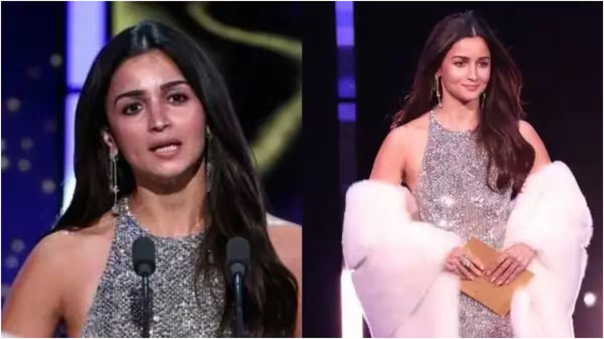 Alia Bhatt greets crowd with 'Namaskar' as she presents award, video goes viral; WATCH – Firstpost