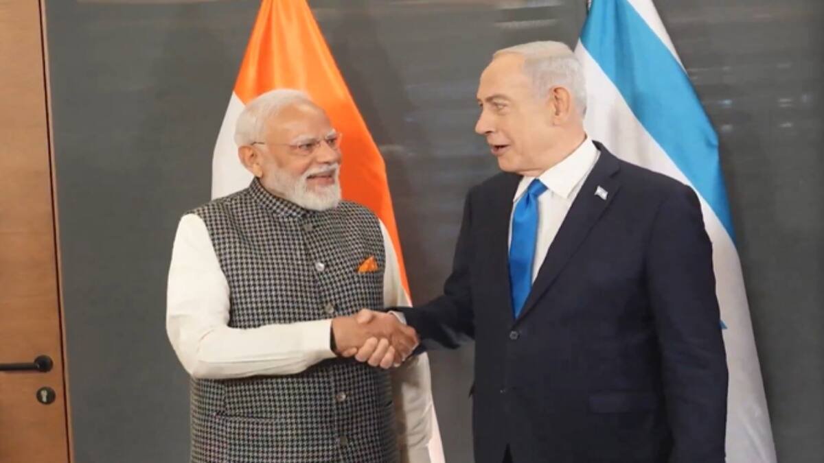 PM Modi, Netanyahu hold private meeting at airport ahead of Knesset address – Firstpost