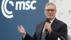 Read more about the article Starmer announces UK aircraft carrier deployment to deter Russia in Arctic – Firstpost