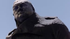 Read more about the article Churchill statue defaced with ‘globalise the Intifada’ graffiti in London, police arrest suspect – Firstpost