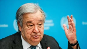Read more about the article UN chief Guterres meets Modi at India AI Summit, urges global cooperation on AI – Firstpost