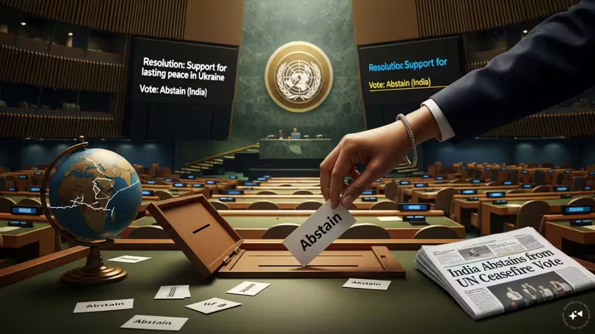 India joins 51 countries in abstaining from UN Ukraine ceasefire vote – Firstpost