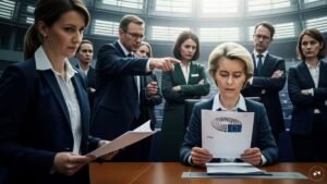 Read more about the article EU parliamentary groups condemn commissioner’s attendance at Trump’s ‘Board of Peace’ – Firstpost