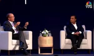 Read more about the article ‘Flooded with partnership requests’: Ambani on Reliance’s pull; Fink says India outpaces US in digitisation