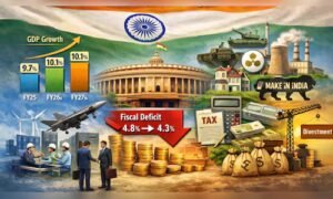 Read more about the article Jan fiscal deficit narrows; 63% of FY26 target met by January
