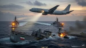 Read more about the article Indian Navy deployed aircraft, 2 warships for rescue ops after Iranian frigate sinking – Firstpost