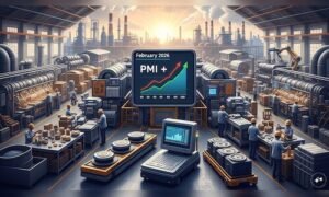 Read more about the article India manufacturing PMI hits four-month high of 56.9 in February