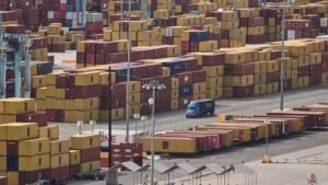 US container imports fell 6.5% in February but remain fourth-highest on record: Descartes – Firstpost